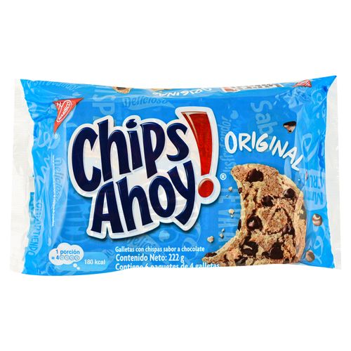 Galleta Chips Ahoy Regular 222Gr