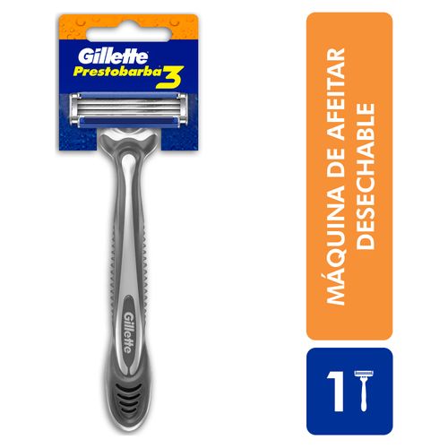 Comprar Afeitadora Recargable para hombre Gillette Mach3 con tres hojas más  fuertes que el acero 1 unidad