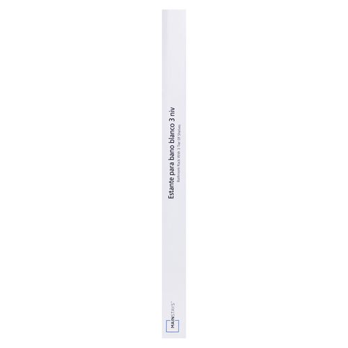 Estante para baño 3 niveles Mainstays color blanco