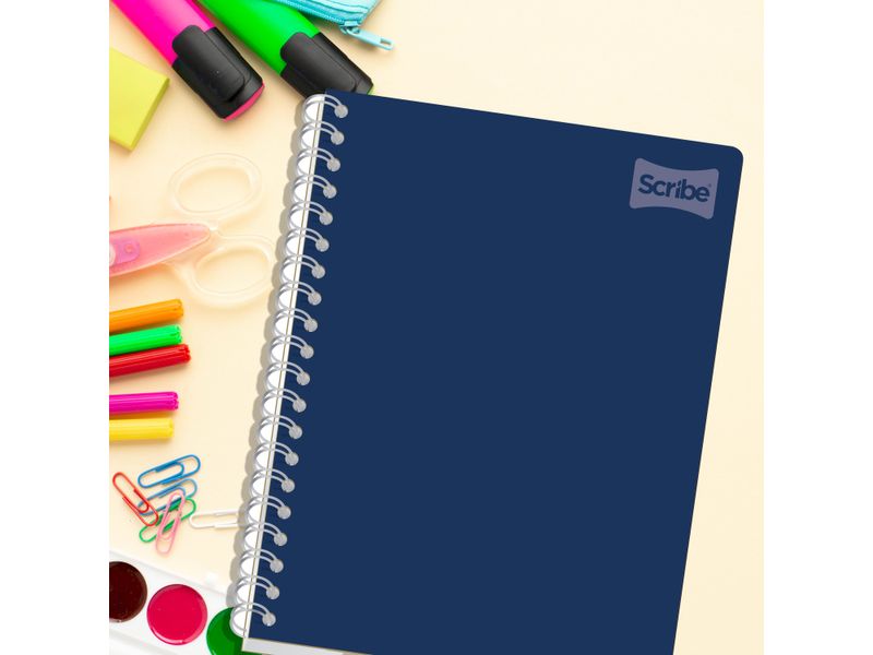 Cuaderno-Scribe-De-Resorte-Con-Rayas-Polycover-24p-100-Hojas-3-14263