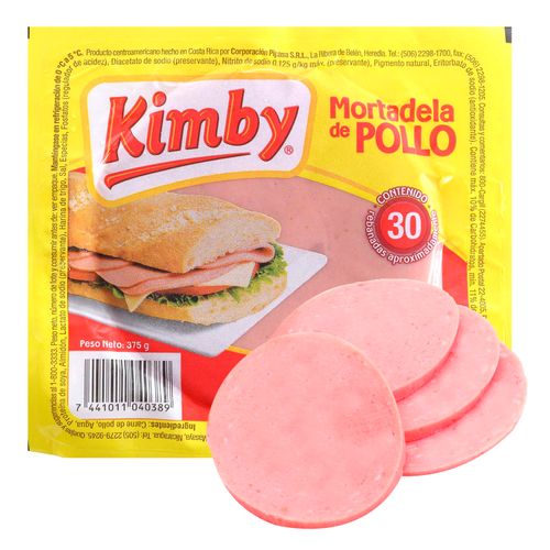 Mortadela Económica  Kimby Pollo - 375gr