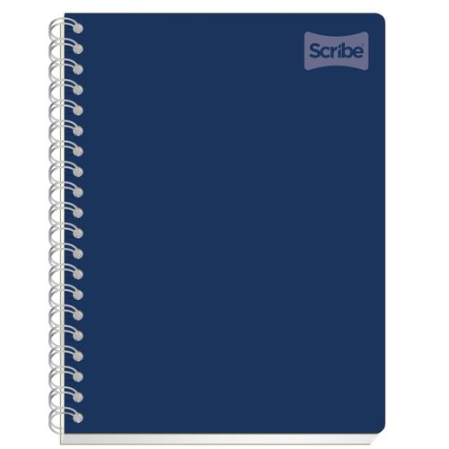 Cuaderno Scribe De Resorte Con Rayas Polycover 24p- 100 Hojas