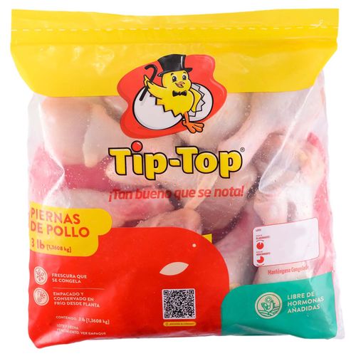 Piernas de Pollo Congeladas Tip Top - 3 lb