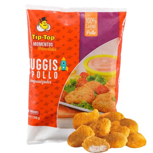 Nugget Tip Top Empanizado De Pollo - 340Gr