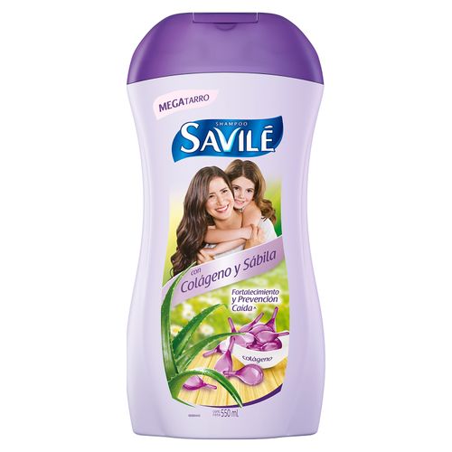 Shampo Savile Colágeno Y Sábila -- 550ml