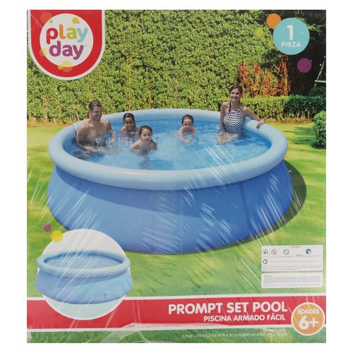 Piscina Armado Facil Play Day de 300x300x76cm con capacidad - 3618 L