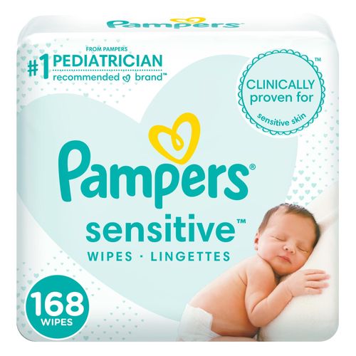 Toallitas Pampers Sensitive -168 Uds