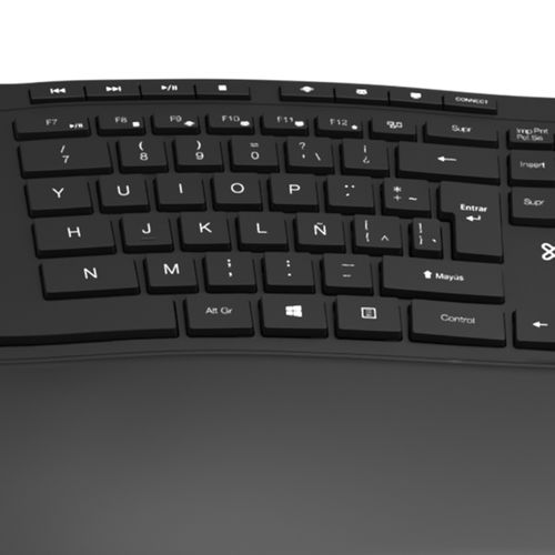 Teclado Klipxtreme Inalamb Erogo Kbk530s