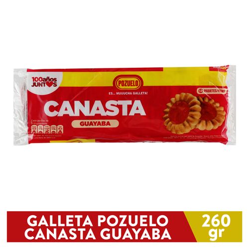 Galleta Pozuelo Canasta Guayaba - 260gr