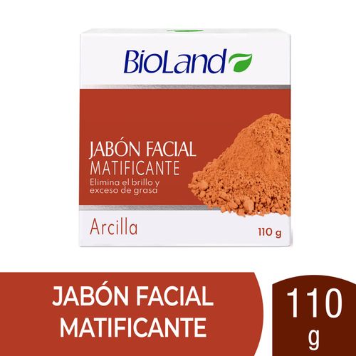 Bioland Jabon Facial Arcilla 110 Gr