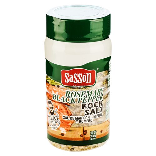 Sal de mar Sassón con pimienta y romero - 300 g