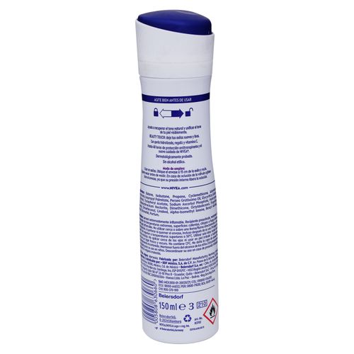 Desodorante Nivea en Spray Femenino Tono Natural Beauty  Touch - 150 ml