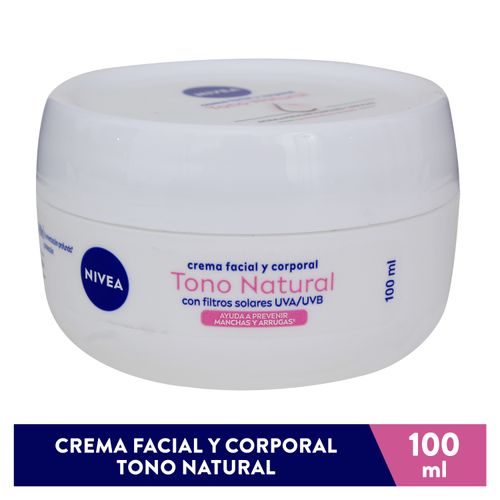 Crema body Nivea aclarador natural - 100 ml