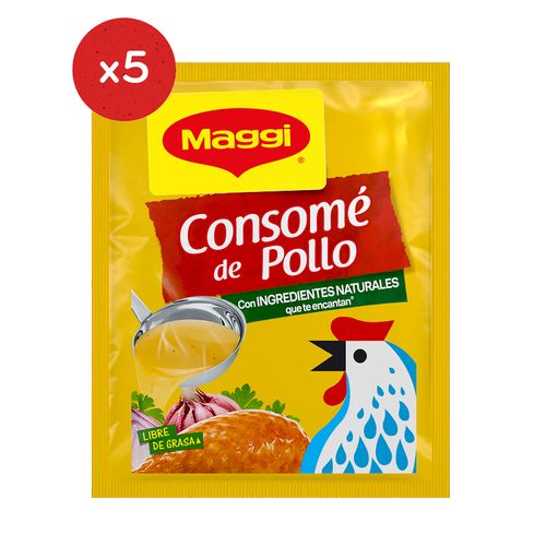 Consome de Pollo MAGGI Sobre 10g 4 Unidades