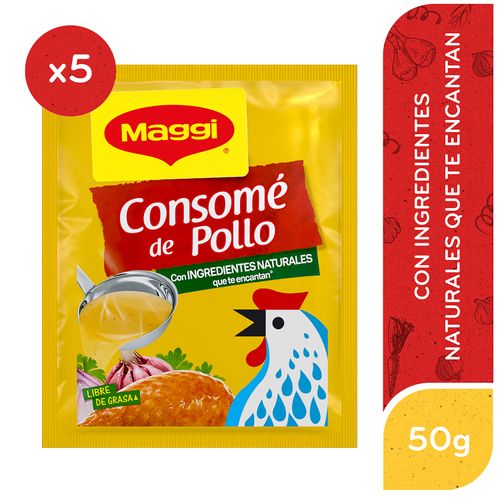 Consome de Pollo MAGGI Sobre 10g 4 Unidades