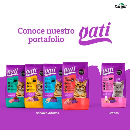 Alimento Gati Para Gato Adulto de Pescado - 1000 g