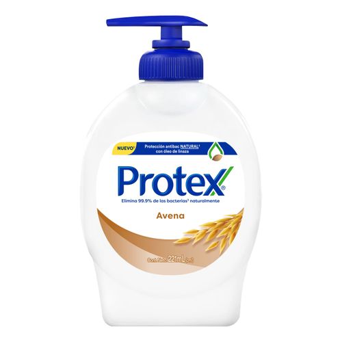 Jabón Liquido Antibacterial Protex Avena+Prebiótico - 221ml