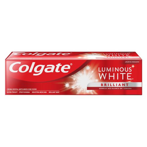 Pasta Dental Blanqueadora Colgate Luminous White Brilliant 125 ml