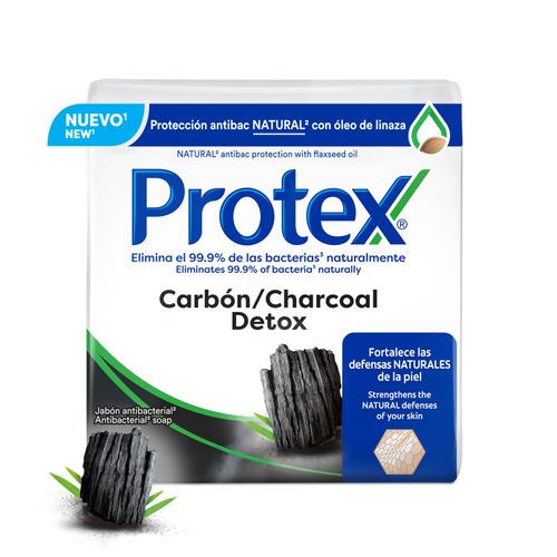 Jabón Corporal Protex Carbón Detox 3 Pack - 330g