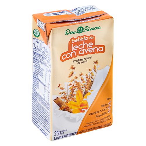 Bebida Dos Pinos De Leche Con Avena, Con Hierro, Vitamina A, C, D Y Ácido Fólico - 250ml