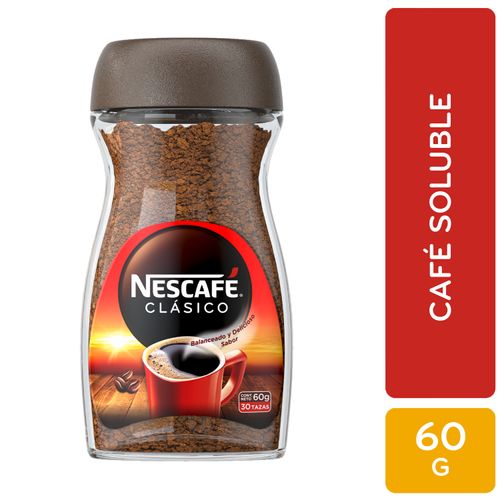 NESCAFÉ® Clásico Café Instantáneo Frasco 60g