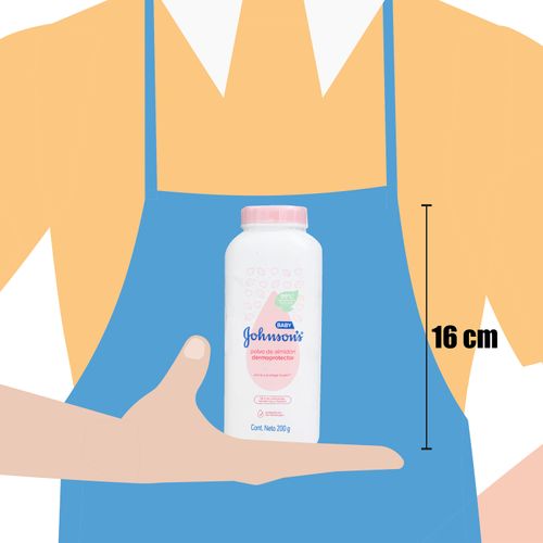 Polvo de almidón Johnsons baby dermoprotector - 200 g