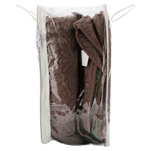 Cubre cama Premium bicolor tamaño queen - 3 pzas
