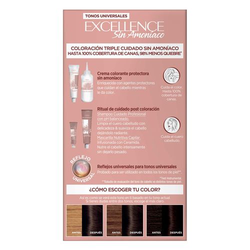 Excellence Tinte Negro Univers 1u 162 Gr