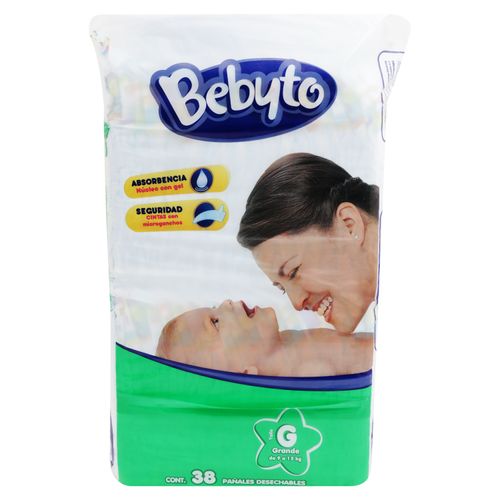 Pañal Desechable Bebyto Talla 2 - 40 Unidades