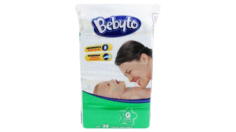 Comprar Pañal Desechable Bebyto Talla 2 - 40 Unidades