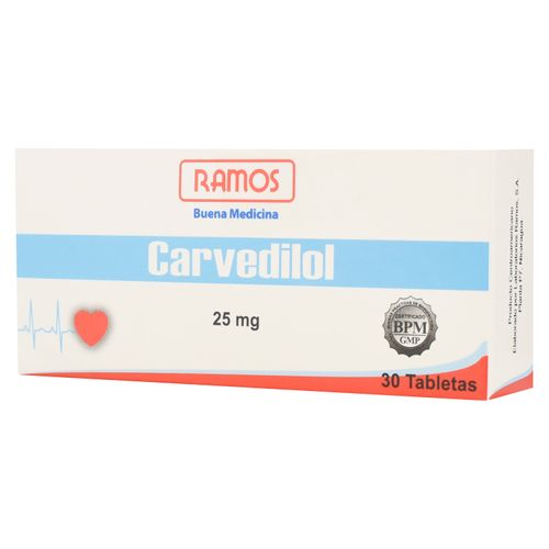 Carvedilol Ramos 25mg x 30 Tab