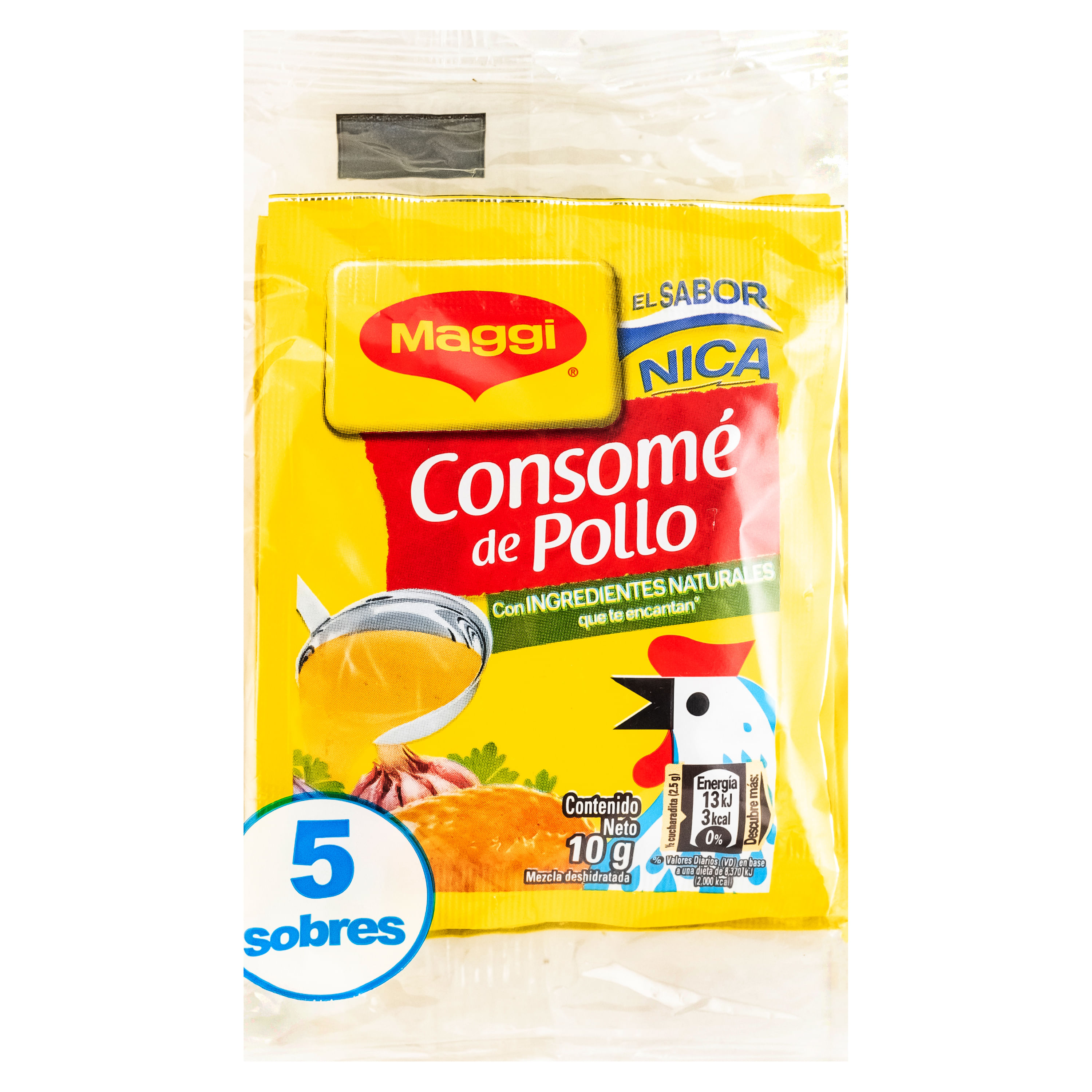 Comprar Maggi Flowpack Consome Pollo 5und 50gr | Walmart Nicaragua