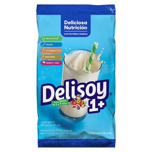 Bebida Delisoy de soya para niños sin lactosa - 360 g