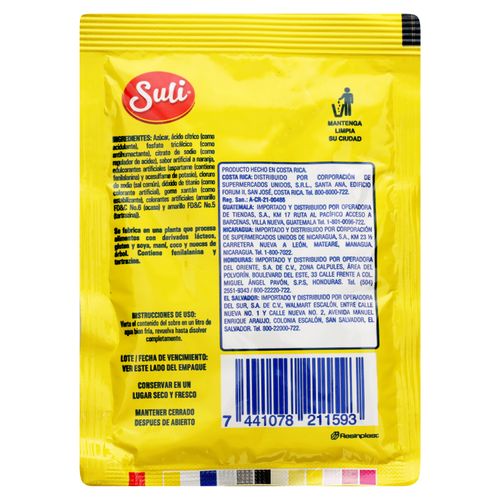 Bebida Suli En Polvo Sabor Naranja - 27 g