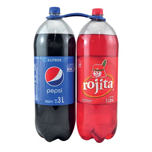 2 Pack Pepsi Mas Rojita- 6000ml