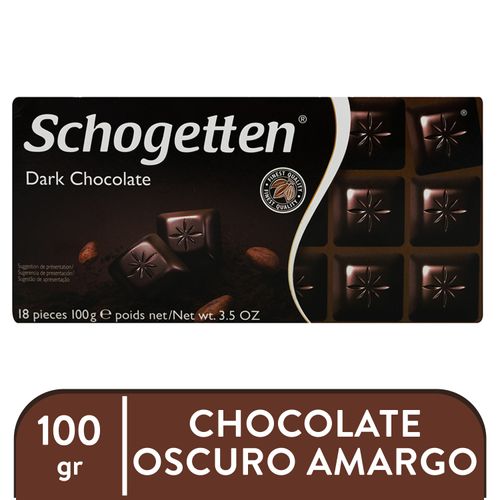 Chocolate Schogetten oscuro amargo - 100 g