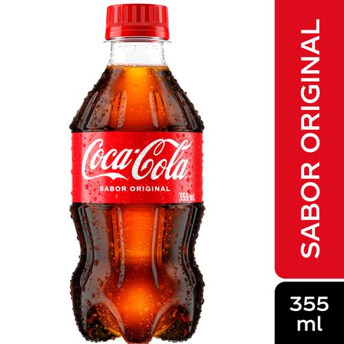 Gaseosa Coca Cola regular - 355 ml