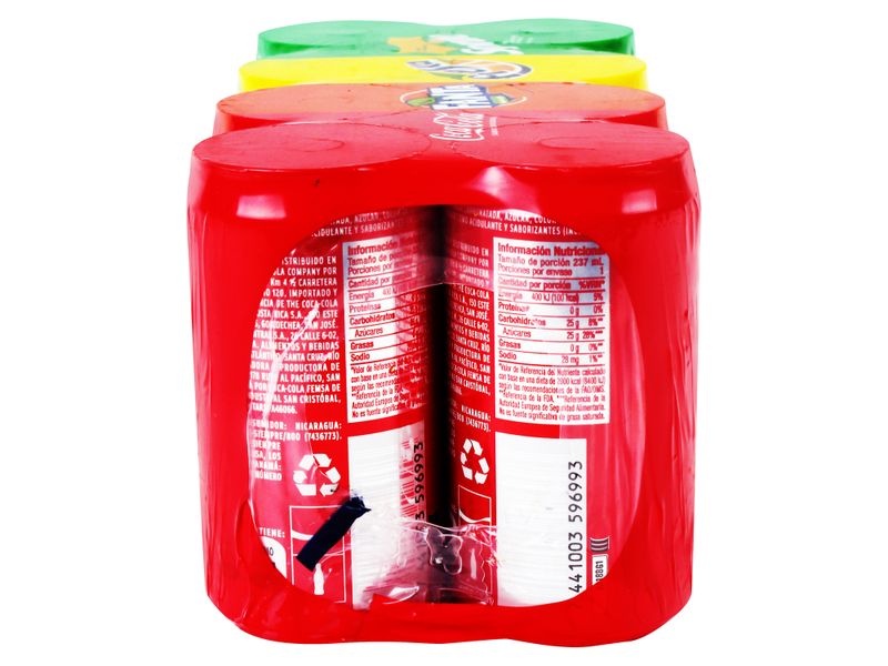 Comprar Gaseosa Coca Cola Surtido Lata 8 pack - 1896 ml | Walmart Nicaragua