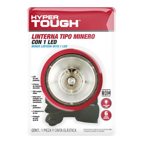 Ht Linterna Tipo Minero Maxi Led 0 5w