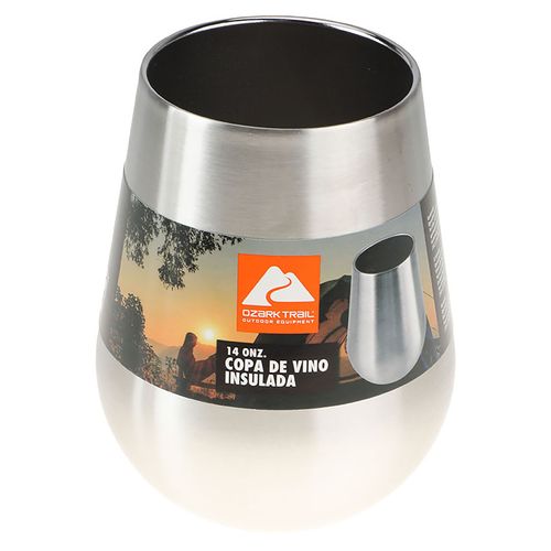 Copa Vino Insulada Ozt Acero Inox 14 Onz