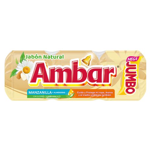 Jabon Ambar Manzanilla 3u 1395gr