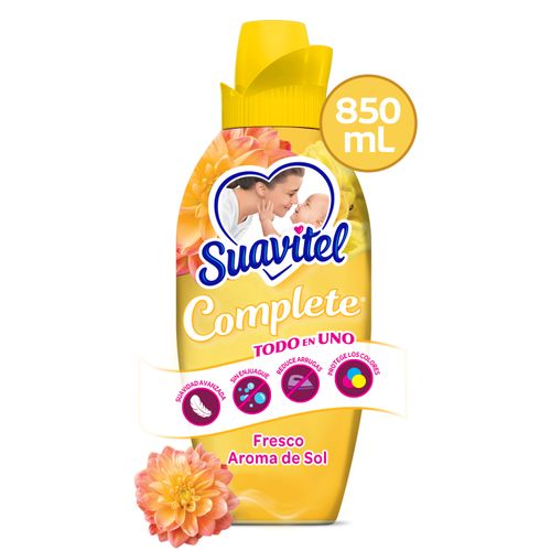 Suavizante de Telas Suavitel Complete Fresco Aroma de Sol -850ml