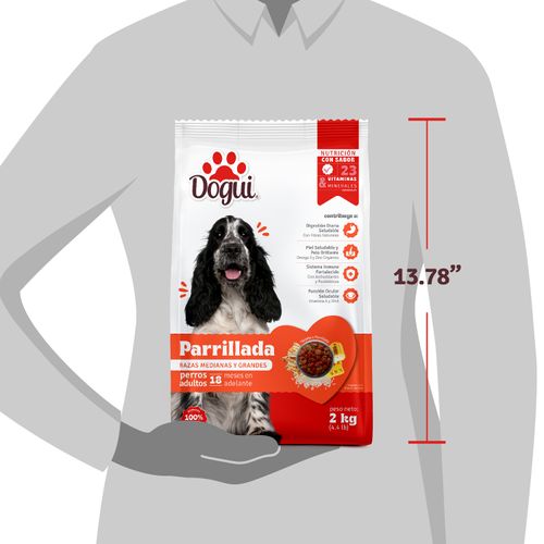 Alimento Dogui Perro Adulto Sabor Parillada, 18 Meses En Adelante - 2kg