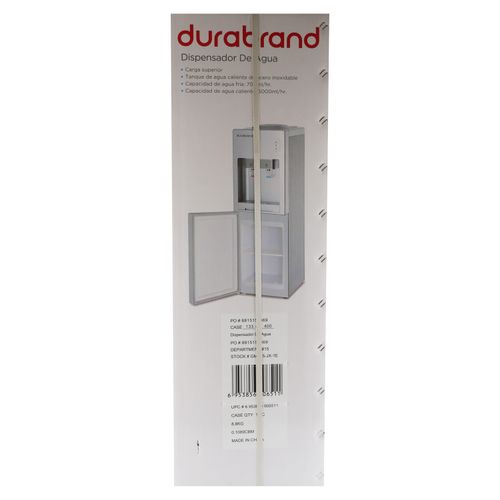 Dispensador Durabrand de agua rectangular de pie GM 05 JX1E