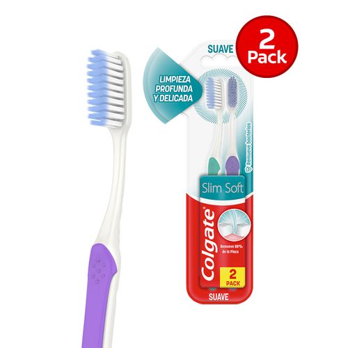 Cepillo Dental Colgate Slim Soft 2 Pack