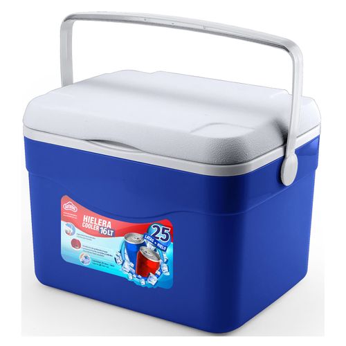 Hielera Polar Guateplast  Color Azul-16Lt