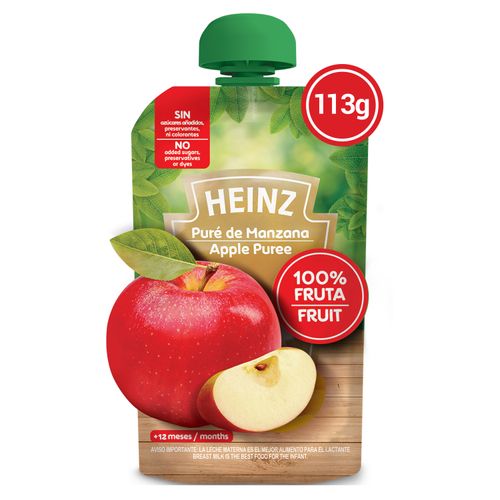 Colado Heinz Flex Manzana 100% Fruta - 113gr