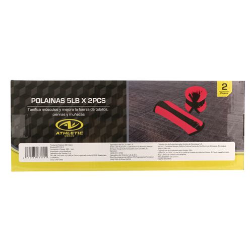 Polaina Athletic Works 5 Lb -2 pzas
