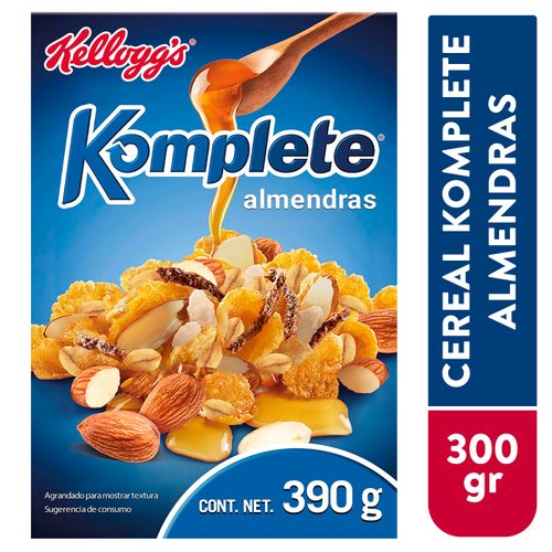Cereal Kelloggs Komplete Almendra -390gr