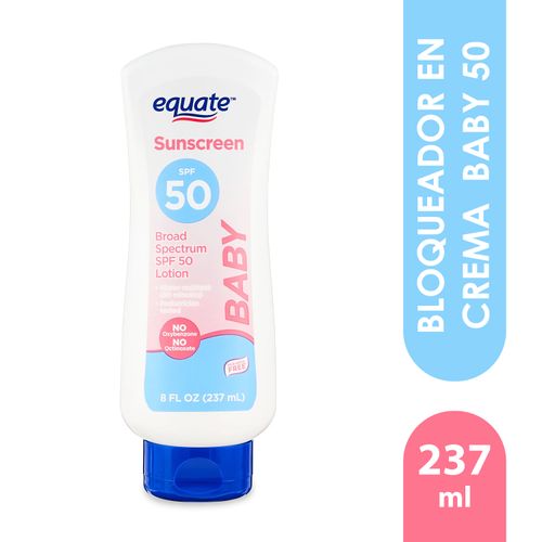 Bloqueador Equate Baby 50 Lotion 237Gr